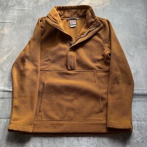 Avalanche Womens Pullover Burnt Orange Sweatshirt Size Medium Quarter Zip